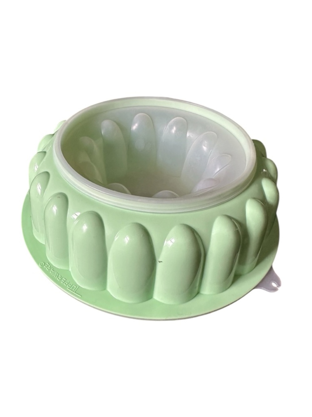 Vintage Tupperware Jello Mold in Mint Green